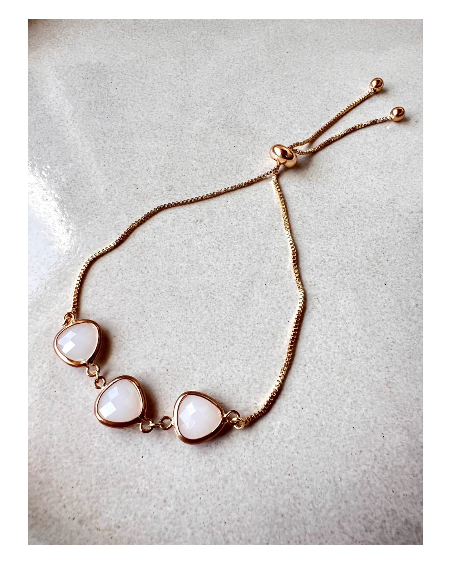 Pulsera Triple Cristal