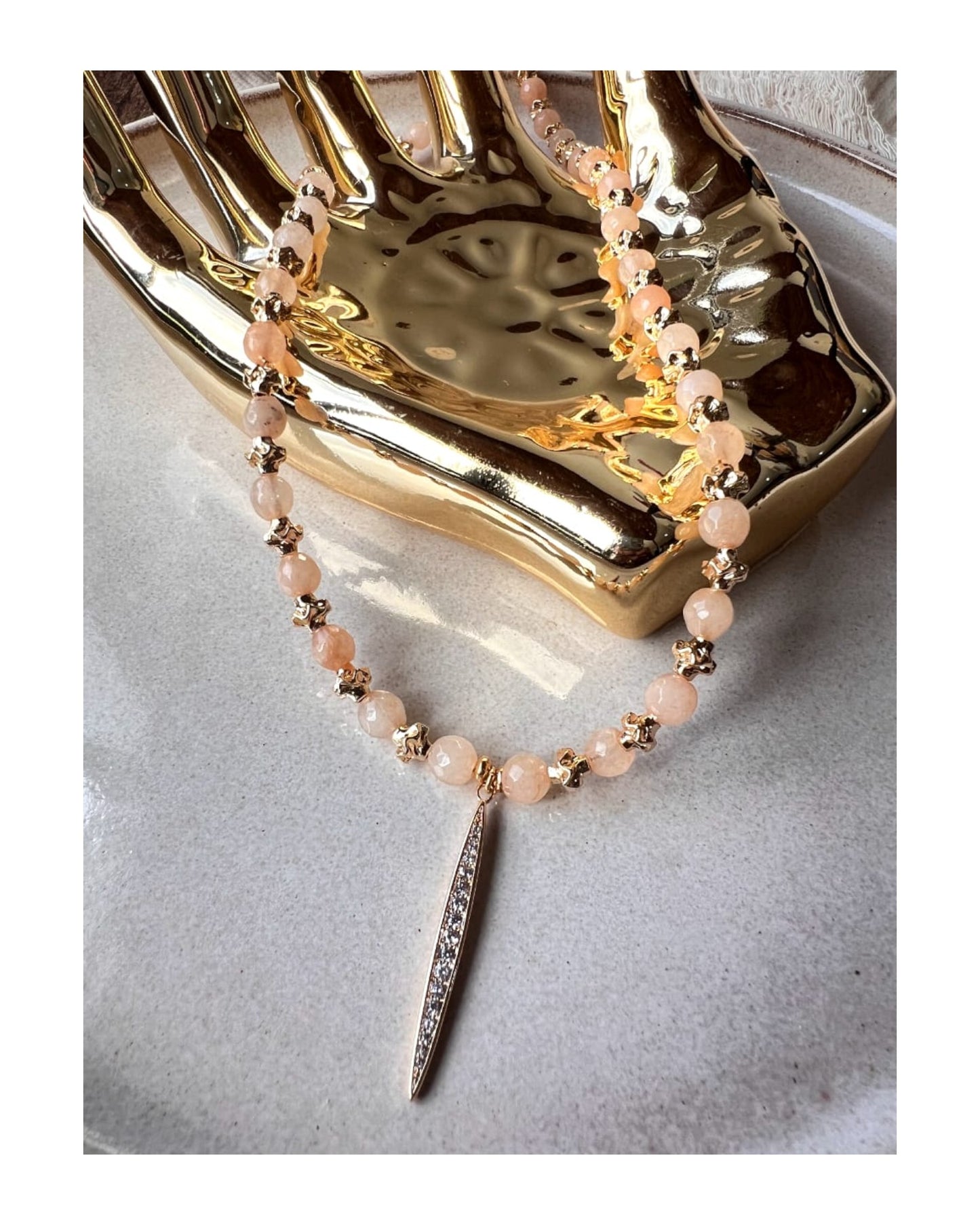 Collar Peachy Diamond