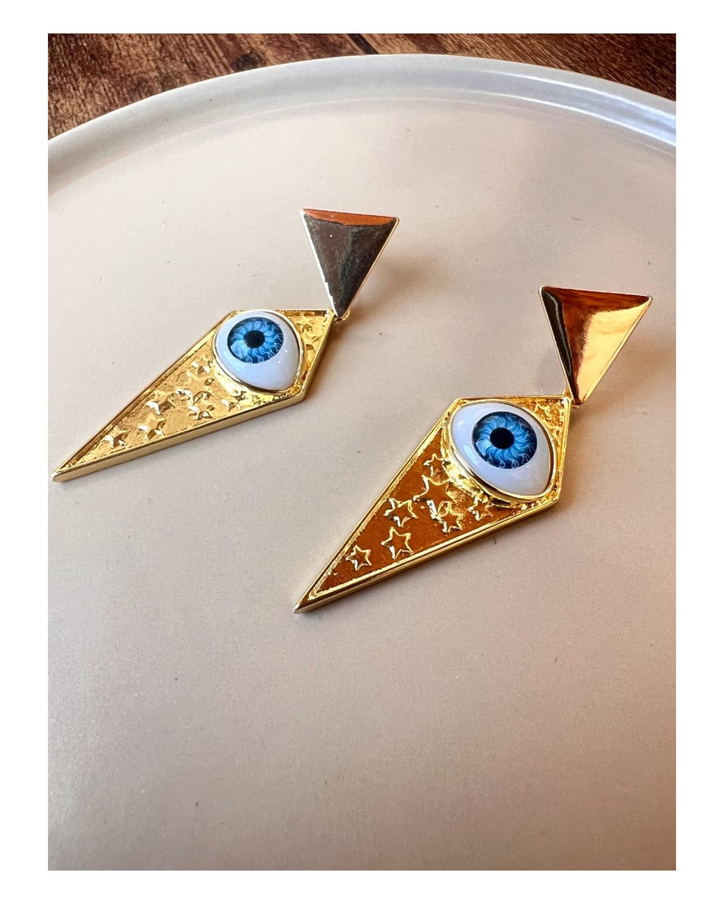 Aretes Ojo Azul