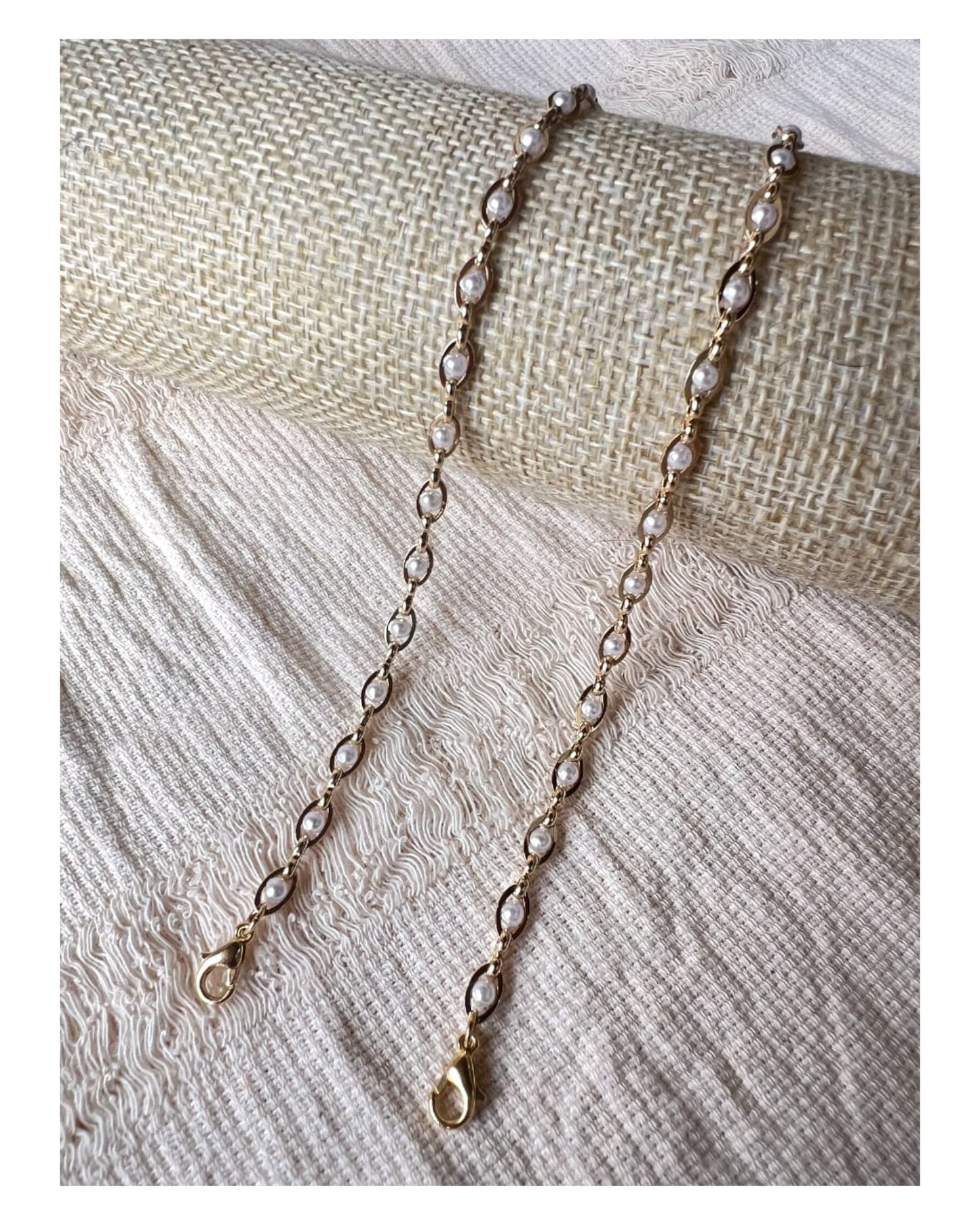 Pulsera Perla Chain