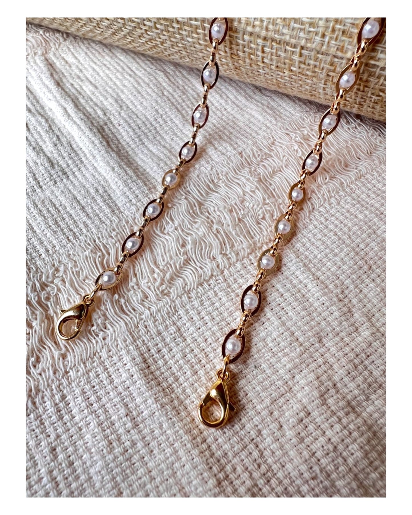 Pulsera Perla Chain