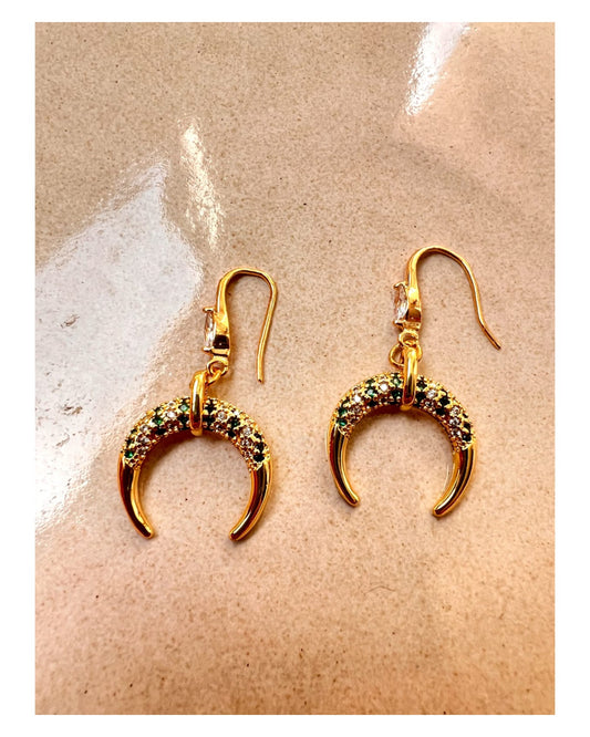 Aretes Cuerno Gold