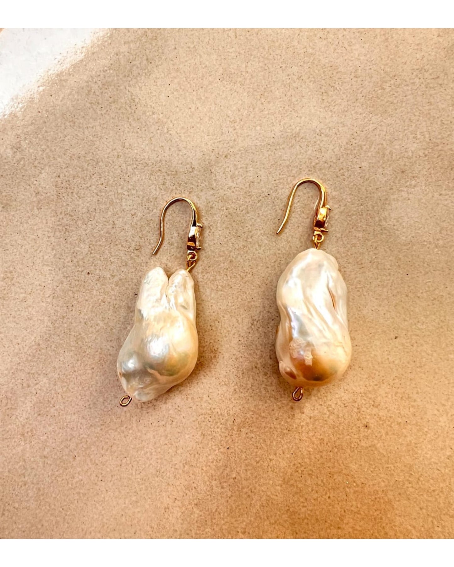 Aretes Perla Barroca